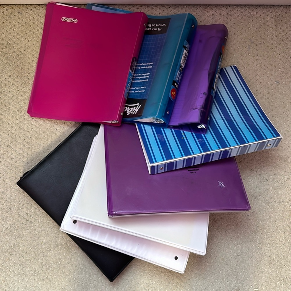 8 Binders (12 inch)